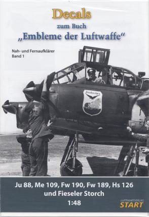 Decal-sheet for the book "Embleme der Luftwaffe, Part. 1."