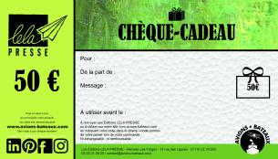 GIFT CERTIFICATE 50.00 euros.